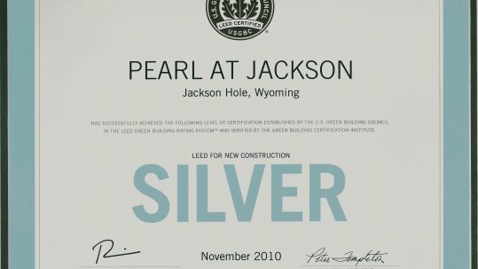 LEED Silver Certificate